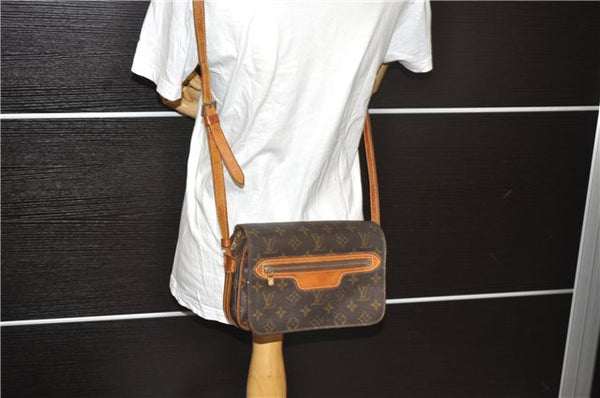 Auth Louis Vuitton Monogram Saint Germain Shoulder Cross Bag M51210 LV 1542D