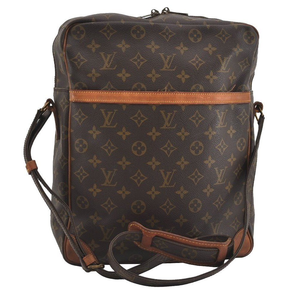 Authentic Louis Vuitton Monogram Danube 28 Shoulder Cross Body Bag LV 1542I