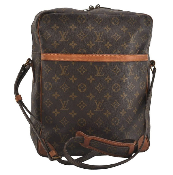 Authentic Louis Vuitton Monogram Danube 28 Shoulder Cross Body Bag LV 1542I
