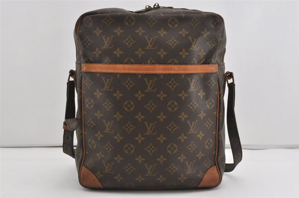 Authentic Louis Vuitton Monogram Danube 28 Shoulder Cross Body Bag LV 1542I