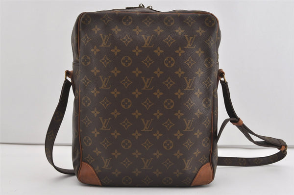 Authentic Louis Vuitton Monogram Danube 28 Shoulder Cross Body Bag LV 1542I
