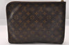 Authentic Louis Vuitton Monogram Poche Documents Document Case M53400 LV 1543I