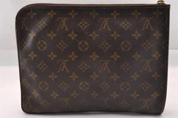 Authentic Louis Vuitton Monogram Poche Documents Document Case M53400 LV 1543I