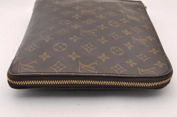 Authentic Louis Vuitton Monogram Poche Documents Document Case M53400 LV 1543I