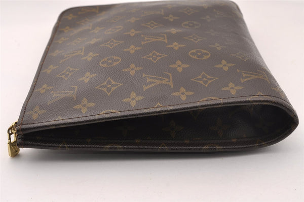 Authentic Louis Vuitton Monogram Poche Documents Document Case M53400 LV 1543I