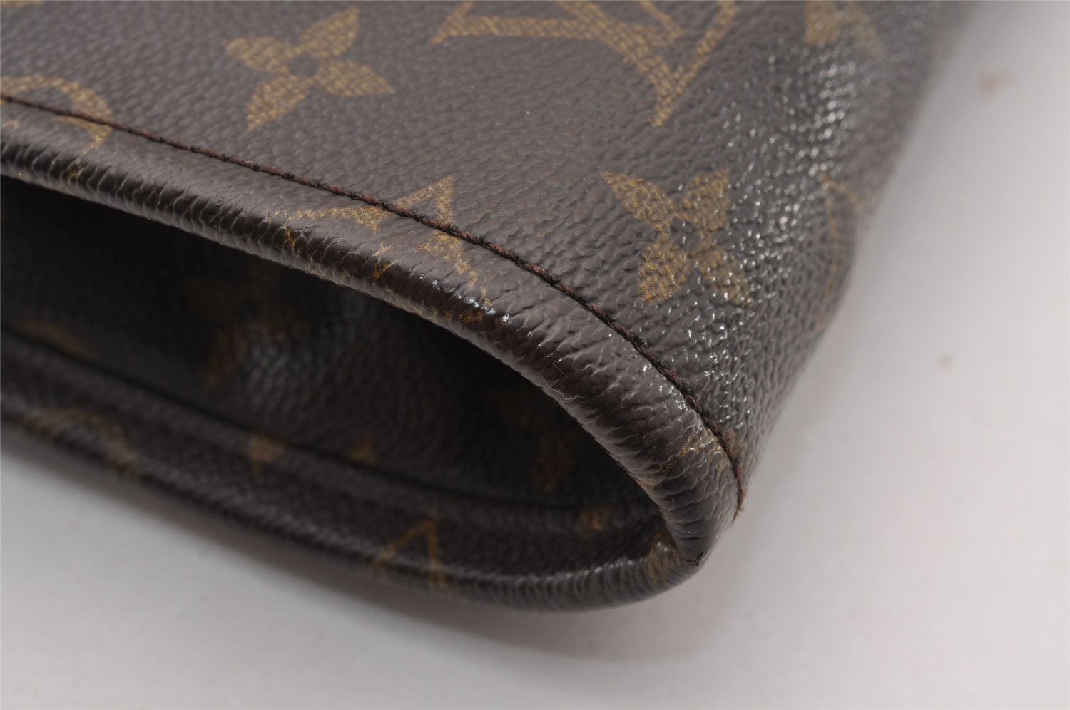 Authentic Louis Vuitton Monogram Poche Documents Document Case M53400 LV 1543I