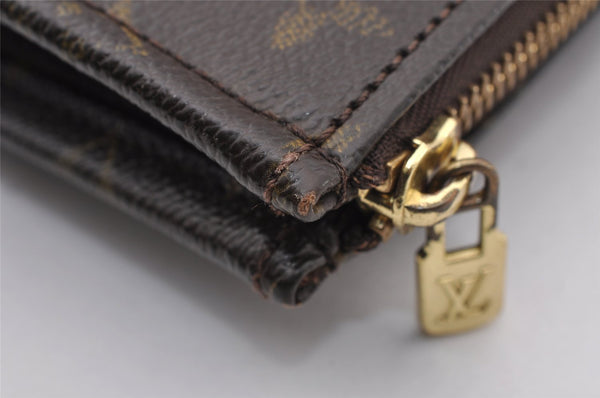 Authentic Louis Vuitton Monogram Poche Documents Document Case M53400 LV 1543I