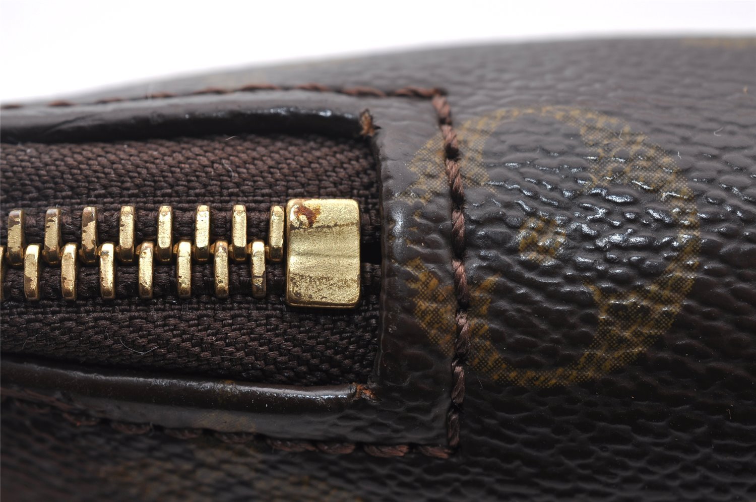 Authentic Louis Vuitton Monogram Poche Documents Document Case M53400 LV 1543I