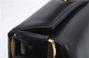 Authentic GUCCI Shoulder Hand Bag Purse Leather Navy Blue 1544D