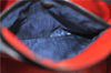 Authentic GUCCI Shoulder Hand Bag Purse Leather Navy Blue 1544D
