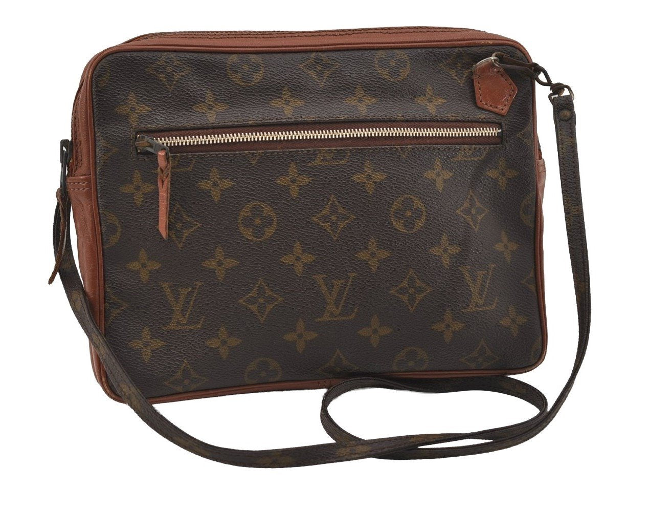 Authentic Louis Vuitton Monogram Shoulder Cross Body Bag Old Model LV 1545I