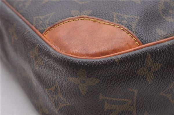Authentic Louis Vuitton Monogram Compiegne 28 Clutch Hand Bag M51845 LV 1546D