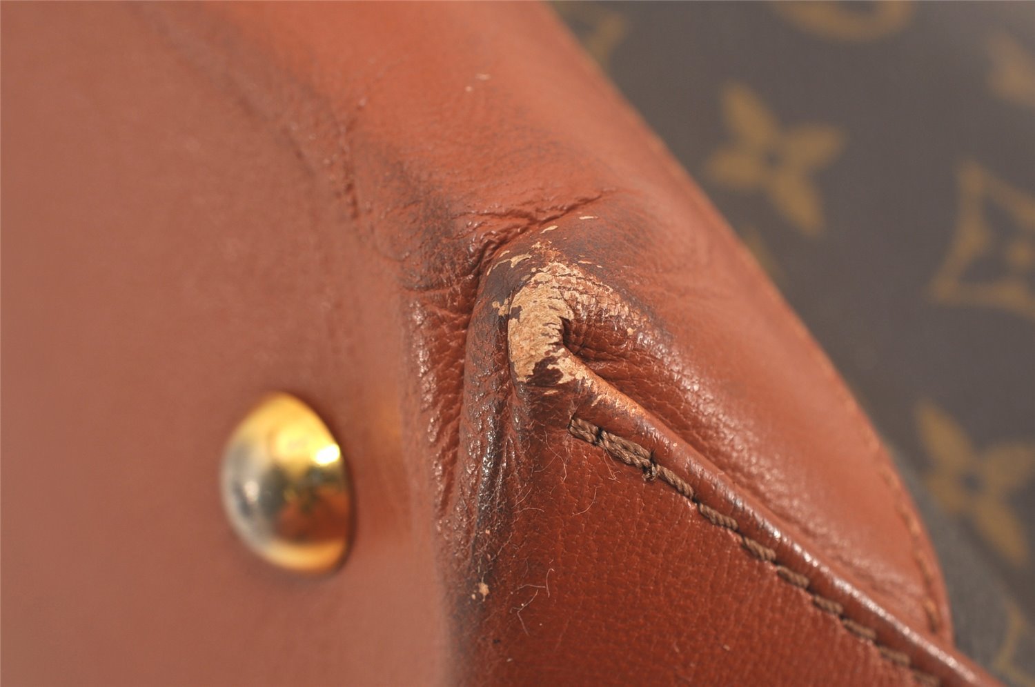 Auth Louis Vuitton Monogram Sac Weekend GM Vintage Tote Hand Bag M42420 LV 1546I