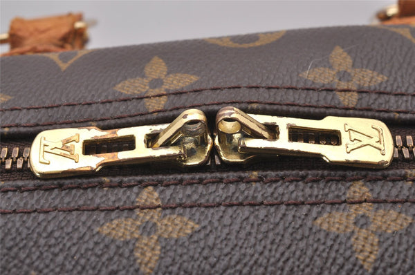 Authentic Louis Vuitton Monogram Deauville Hand Bag M47270 LV Junk 1547I