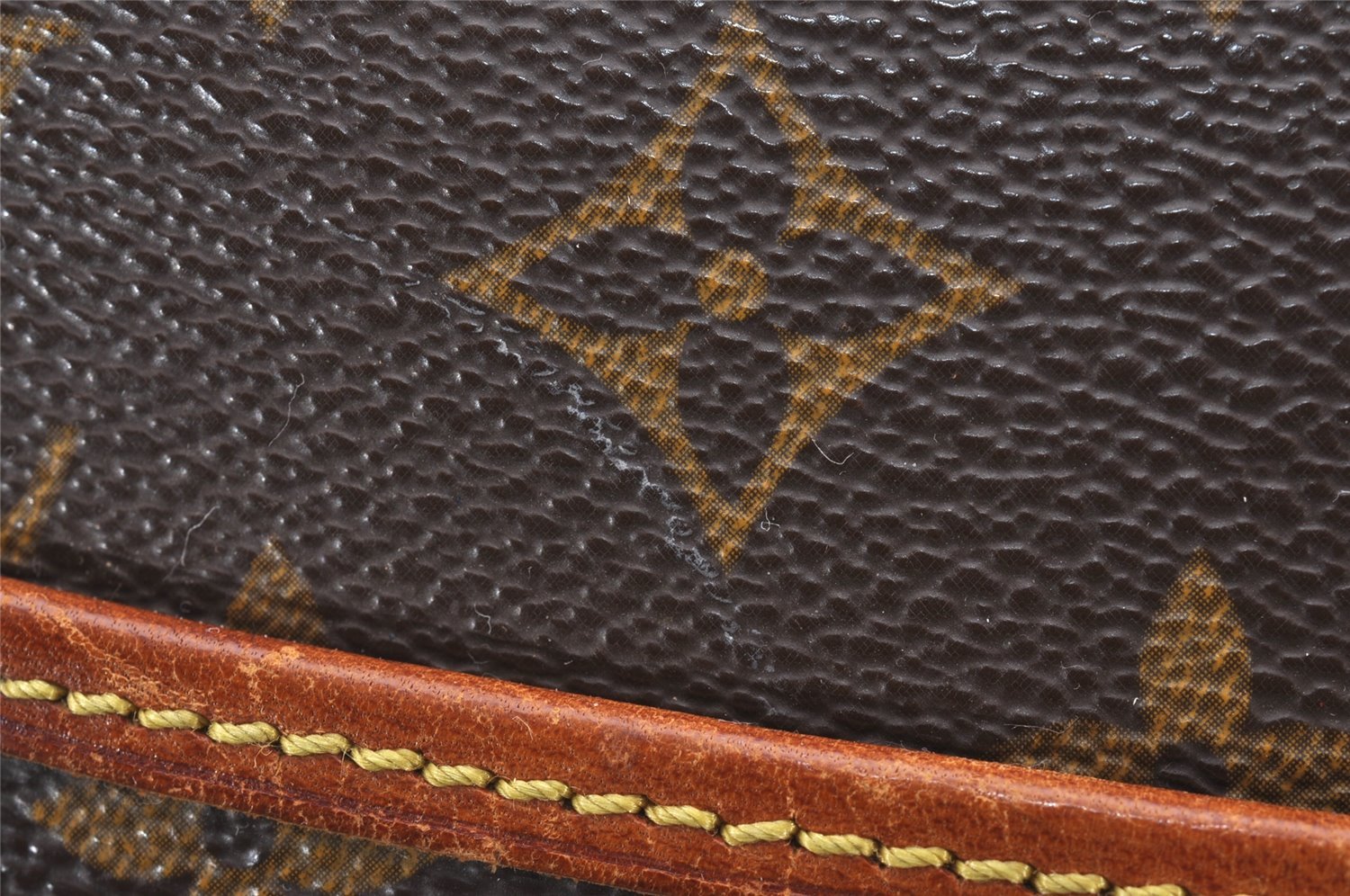 Authentic Louis Vuitton Monogram Deauville Hand Bag M47270 LV Junk 1547I