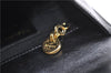 Authentic Ferragamo Gancini Vintage Leather 2 Way Shoulder Hand Bag Black 1548F