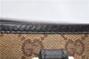 Authentic GUCCI Web Sherry Line Tote Bag GG Canvas Leather 137396 Brown 1549G