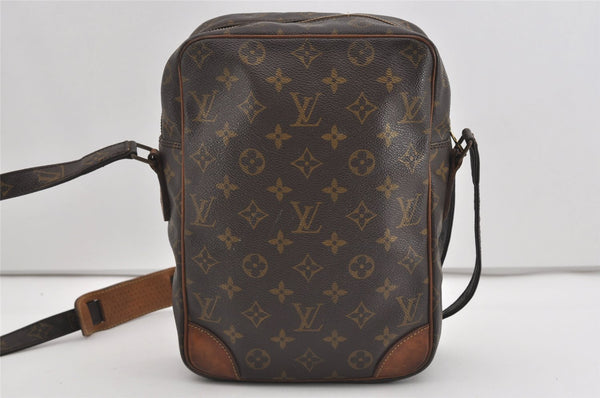Authentic Louis Vuitton Monogram Danube MM Shoulder Cross Bag M45264 LV 1549I