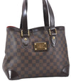 Authentic Louis Vuitton Damier Hampstead PM Shoulder Tote Bag N51205 LV 1550F