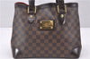 Authentic Louis Vuitton Damier Hampstead PM Shoulder Tote Bag N51205 LV 1550F
