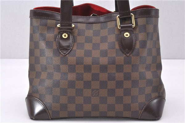 Authentic Louis Vuitton Damier Hampstead PM Shoulder Tote Bag N51205 LV 1550F