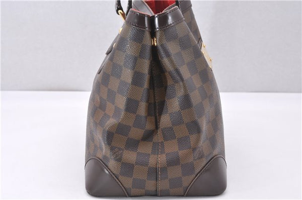Authentic Louis Vuitton Damier Hampstead PM Shoulder Tote Bag N51205 LV 1550F