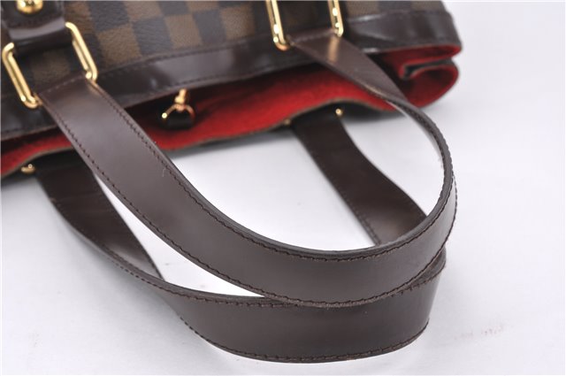 Authentic Louis Vuitton Damier Hampstead PM Shoulder Tote Bag N51205 LV 1550F