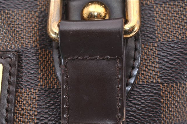 Authentic Louis Vuitton Damier Hampstead PM Shoulder Tote Bag N51205 LV 1550F