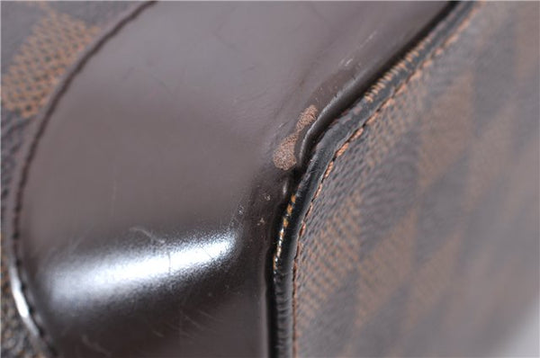 Authentic Louis Vuitton Damier Hampstead PM Shoulder Tote Bag N51205 LV 1550F