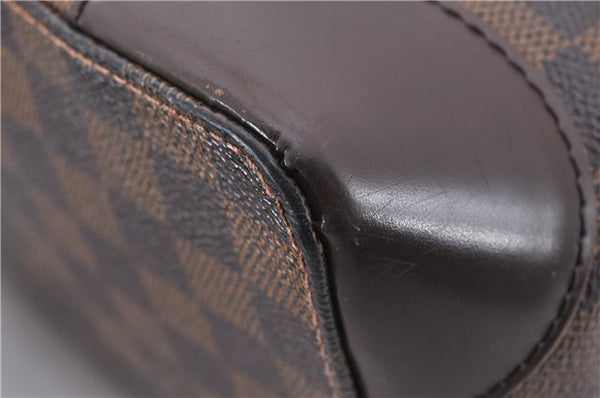 Authentic Louis Vuitton Damier Hampstead PM Shoulder Tote Bag N51205 LV 1550F