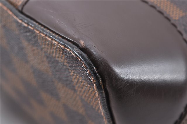 Authentic Louis Vuitton Damier Hampstead PM Shoulder Tote Bag N51205 LV 1550F