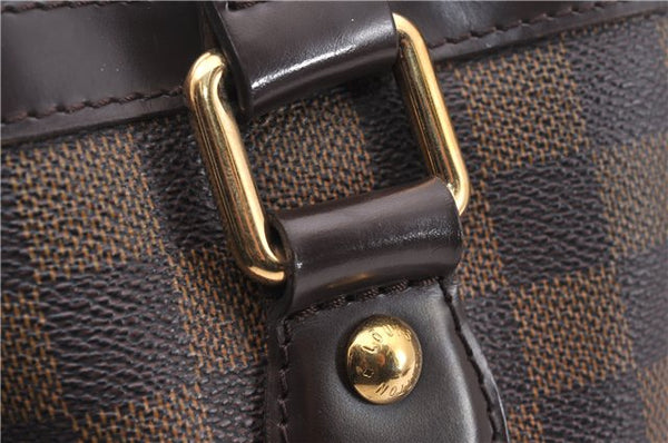 Authentic Louis Vuitton Damier Hampstead PM Shoulder Tote Bag N51205 LV 1550F