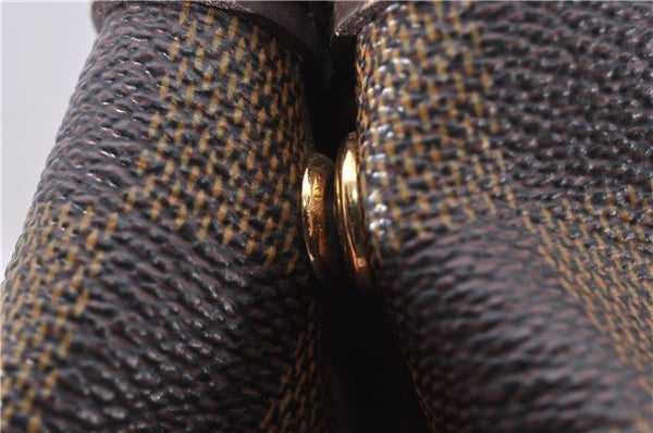 Authentic Louis Vuitton Damier Hampstead PM Shoulder Tote Bag N51205 LV 1550F