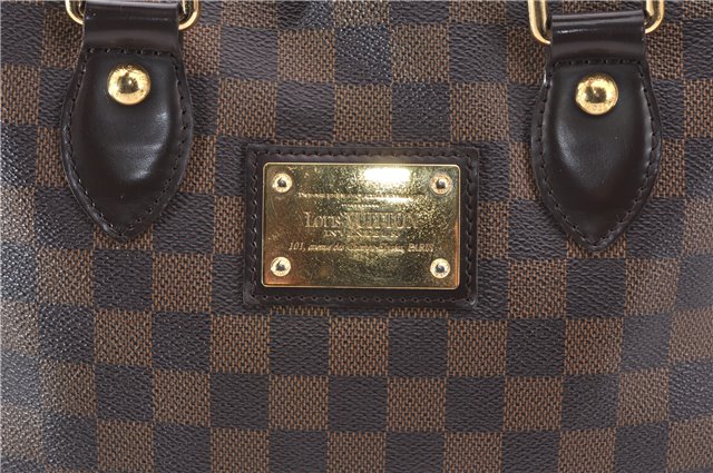 Authentic Louis Vuitton Damier Hampstead PM Shoulder Tote Bag N51205 LV 1550F