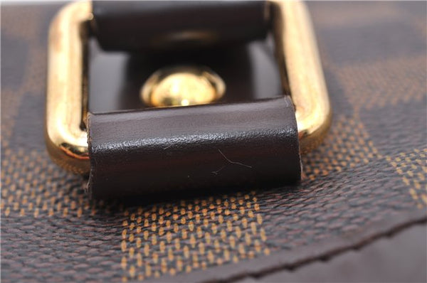 Authentic Louis Vuitton Damier Hampstead PM Shoulder Tote Bag N51205 LV 1550F