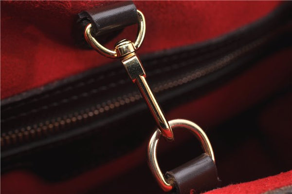 Authentic Louis Vuitton Damier Hampstead PM Shoulder Tote Bag N51205 LV 1550F