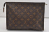 Auth Louis Vuitton Monogram Poche Toilette 26 Cosmetics Pouch Old Model LV 1550I