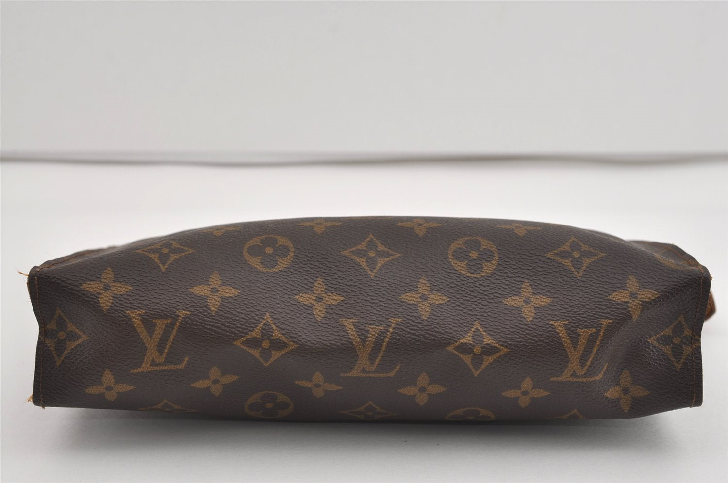 Auth Louis Vuitton Monogram Poche Toilette 26 Cosmetics Pouch Old Model LV 1550I