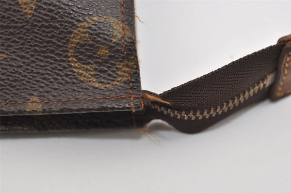Auth Louis Vuitton Monogram Poche Toilette 26 Cosmetics Pouch Old Model LV 1550I