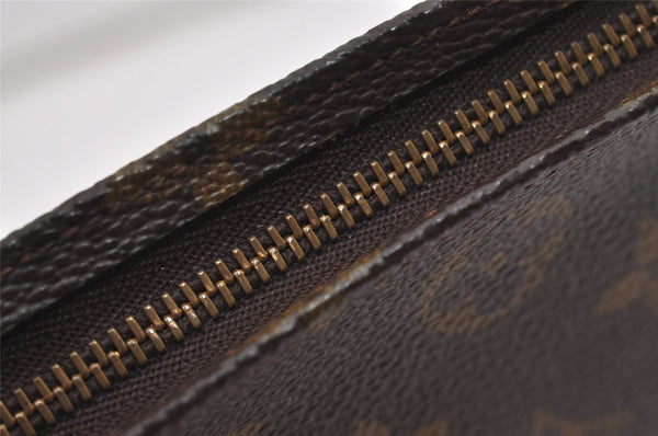 Auth Louis Vuitton Monogram Poche Toilette 26 Cosmetics Pouch Old Model LV 1550I