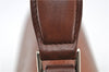 Authentic Burberrys Vintage Leather Hand Bag Purse Brown 1551D