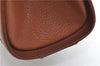 Authentic Burberrys Vintage Leather Hand Bag Purse Brown 1551D