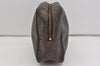 Auth Louis Vuitton Monogram Trousse Toilette 28 Clutch Hand Bag M47522 LV 1551I