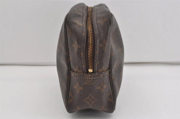 Auth Louis Vuitton Monogram Trousse Toilette 28 Clutch Hand Bag M47522 LV 1551I