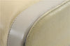 Authentic BURBERRY Vintage Leather Shoulder Hand Bag Purse Ivory Beige 1552D