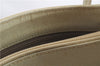 Authentic BURBERRY Vintage Leather Shoulder Hand Bag Purse Ivory Beige 1552D