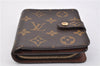 Authentic Louis Vuitton Monogram Compact Zip Bifold Wallet M61667 LV Box 1552F