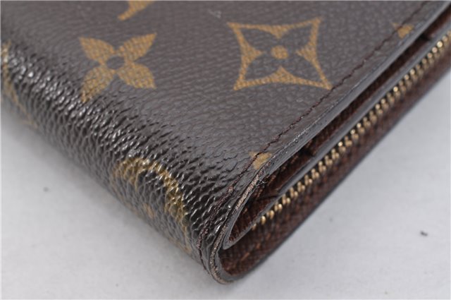 Authentic Louis Vuitton Monogram Compact Zip Bifold Wallet M61667 LV Box 1552F