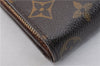 Authentic Louis Vuitton Monogram Compact Zip Bifold Wallet M61667 LV Box 1552F