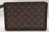 Authentic Louis Vuitton Monogram Pochette Homme Clutch Hand Bag M51795 LV 1552I